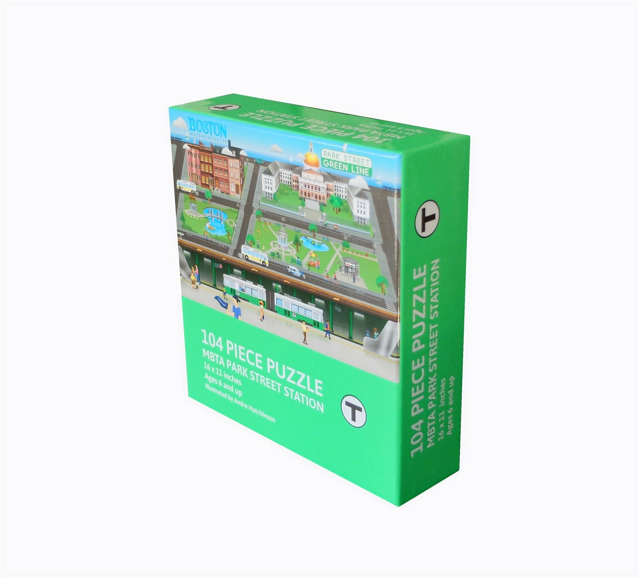 104 piece Boston Jigsaw Puzzle for Kids